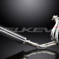 Delkevic Full 2-1 Stainless Exhaust 14" Carbon Muffler Kawasaki Ninja 650 12-16