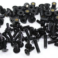 Kawasaki Ninja ZX-6R 1995-2002 Black Aluminium Fairing Screen Bolt Kit ZX6R