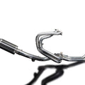 Delkevic Full 4-1 Exhaust System 8" Carbon Round Muffler - Honda VFR800 98-01