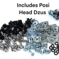 Yamaha R1 2002-2003 Fairing Bolt Screen Screw Kit + Dzus Pozi Crosshead 4XV 5JJ