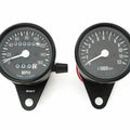 Mph Mini Speedometer 2240:60 & Tachometer 1:4 - Black