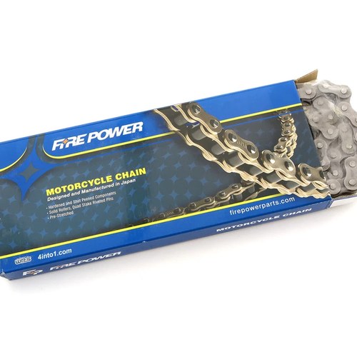 Fire Power Standard Motorcycle Chain 428 - 114 Link Honda Kawasaki Suzuki Yamaha