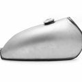 The Classic Thumper Gas Tank - Raw Steel - Cafe Racer Motorcycle Fuel Retro