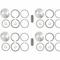 4 Pack Piston Kit - Oversize Bore +.25mm Honda CB550 1974 1975 1976 1977 1978 OS