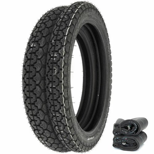 Dunlop Vintage K70 Tire Set - Honda CL/SL350 CB450 CB550 CB750 Tires and Tubes