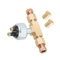 Labwork Hydraulic Brake Light Switch In Line Universal ABS Metal Low Pressure