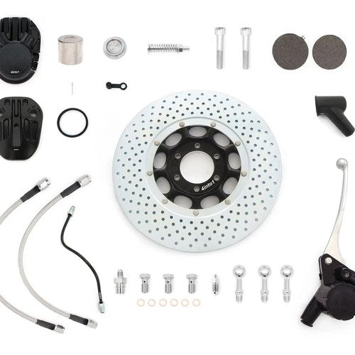 Ultimate Performance Front Brake Kit Clear Lines Honda CB450K 70-71 CB750K 69-72