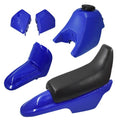 New For Yamaha PW50 PY50 Blue Plastic Fender Body Cover Seat Gas Tank Kit