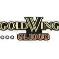 Side Cover Badge Emblem - Honda GL1000 Gold Wing Goldwing 1977 1978 1979 Metal