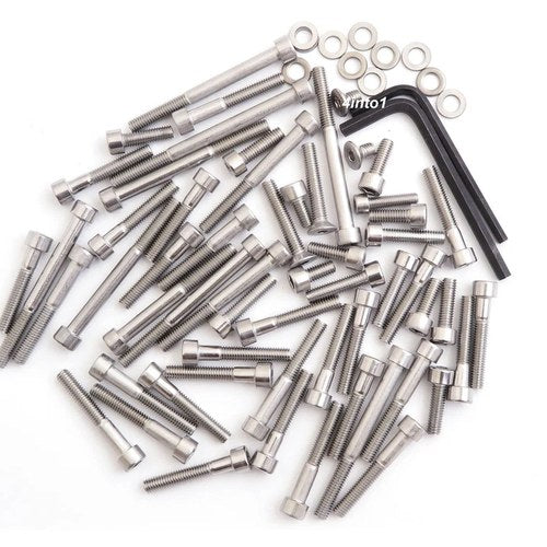Stainless Steel Allen Bolt Set - Honda CB500K Four - 1971-1973 - 58 Bolts