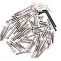 Stainless Steel Allen Bolt Set - Honda CB500K Four - 1971-1973 - 58 Bolts