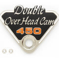 Side Cover Emblem Badge Honda CB450 CL450 Dohc 1971 Metal Clips CB450K CL450K 71
