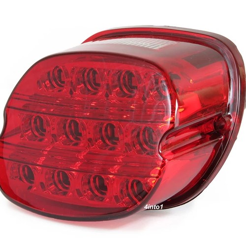 Red LED Tail Light Assembly Harley Davidson Dyna Road King Electra Glide Touring