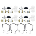 4Sets Carburetor repair kit diaphragm Float For Kawasaki Zx6R Zx600 ZZR600