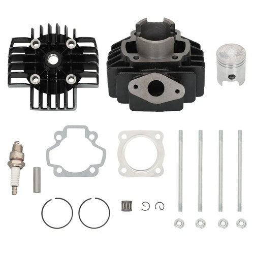 New 50cc Engine Piston Cylinder Head Top End Kit For Yamaha 1979-2017 PW50 QT50
