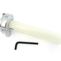 Universal Motorcycle Push Pull Throttle 7/8" Chrome Honda Yamaha Kawasaki Suzuki