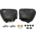 Complete Side Cover Kit w/ Orange Honda Wing Emblems - Honda CB750K - 1971-1972
