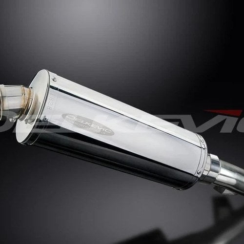 Delkevic 14” Stainless Oval Slip On Muffler Honda NC700 NC700X NC750 - 2012-2021