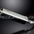 Delkevic 17" Stainless Tri-Oval Muffler - Triumph Sprint 955i ST 98-05 Exhaust