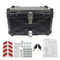 65L Motorcycle Luggage Waterproof Tail Box Scooter Trunk Storage Top Case Black