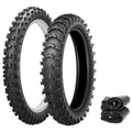 Dunlop Geomax MX14 MX3S Tires Tubes Set Moto Motocross Honda CR125R - 1995-2007