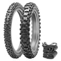 Dunlop Geomax MX53 Tires Tubes & Rim Strips Set Moto - Honda CR125R - 1995-2007