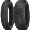 Shinko 009 Raven Tire Set Honda VTR1000F Super Hawk - 1998-2005