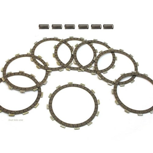 Clutch Friction Disc Plate Set with Springs - Honda CB550F CB550K CB650 CB650SC
