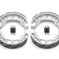 Front and Rear Grooved Brake Shoes - Honda Z50 CL100 CT70 CT90 CB100 CB125