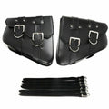 Motorcycle Saddle Bags Saddlebag Luggage Bag PU Leather For Sportster 883 Dyna