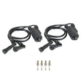 2× Ignition Coil Pack & spark plug+Cap For Honda Goldwing 1200 GL1200 1984-1987