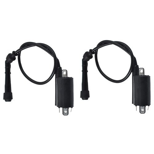 Fit For Kawasaki EX500 Ninja 500 500R 1987-2009 Set of 2 Ignition Coils