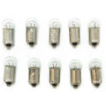 10 Pack - 6V 3W Instrument Light Bulbs BA9S Mini Base 6 Volt Honda