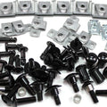Honda CBR900RR Fireblade 92-99 Black Dzus & Alloy Aluminium Fairing Bolts Kit