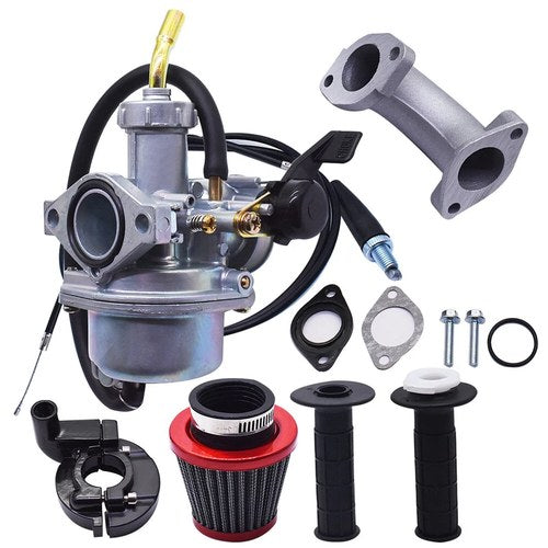 Carburetor & Intake Manifold Air Filter & Handle Grip For Honda XR70R 1998-2003