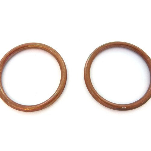 Set of 2 Vesrah Exhaust Gaskets - 18291-MN5-650 - CB175 CB250 TRX400 XR400