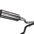 Delkevic 13.5" Stainless X-Oval Slip-On Exhaust Muffler Yamaha XT225 Serow 86-07