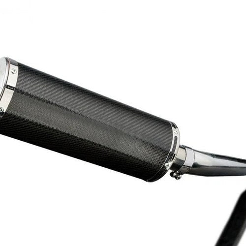 Delkevic 14" Carbon Oval Slip-On Exhaust Muffler Suzuki GSF1200 Bandit 1995-2005