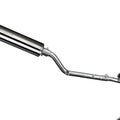 Delkevic Full Exhaust 14" Round Stainless Exhaust - Suzuki DR-Z400S - 2000-2024