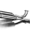 Delkevic Full 4-2 System 14" Stainless Round Exhaust Honda GL1000 Goldwing 75-79