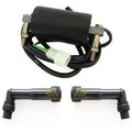 Ignition Coil and Spark Plug Caps Set - Honda CB400T Hawk CM400T CB450SC CM450E