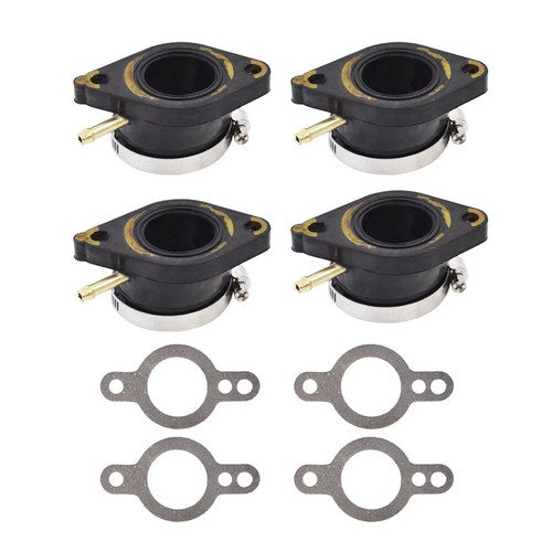 Fit for 1981-1983 Yamaha Carburetor Intake Manifold Boot Set Maxim 550 Seca 550