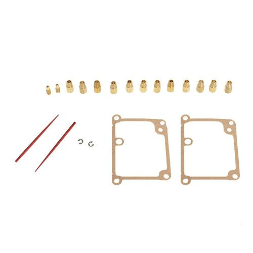 Full Jet Kit 12 main jets, 2 pilot, 2 needles, 2X Gaskets For Yamaha Banshee ATV