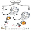 For Honda Driving Spot Fog Light Bar W/ Bracket Turn Signal Motorcycle