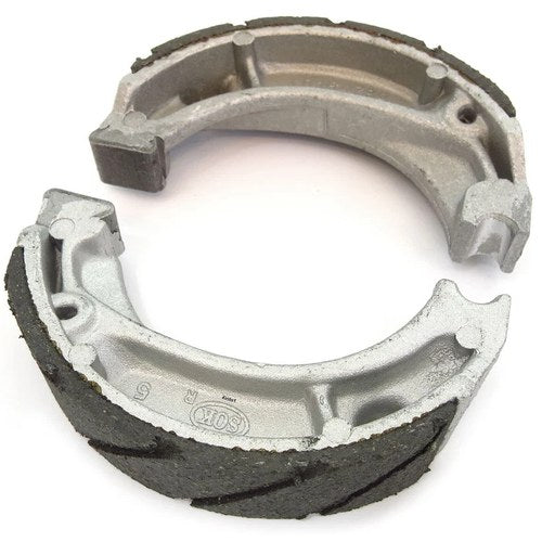 Emgo Grooved Front or Rear Brake Shoes - Honda MB5 CT/XL70 CB/TL/XL125 XL/XR200R