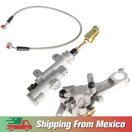 Mex For Honda CRF250R 2004-2020 Rear Brake Master Cylinder &Brake Caliper &Hose