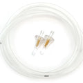 1/4" 6mm Clear Motorcycle Fuel Line & 2 Clear Filters Set