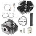 50cc Engine Piston Cylinder Head Top End Kit Fit For 1979-2017 Yamaha PW50 QT50
