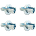 4 Pack Universal Chrome Metric Cable Adjuster 8mm M8 Motorcycle ATV Clutch Brake