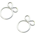 2 Pack Genuine Honda 95002-02080 Fuel Line Clips 3/16" Tube 7.5mm Inner Diameter